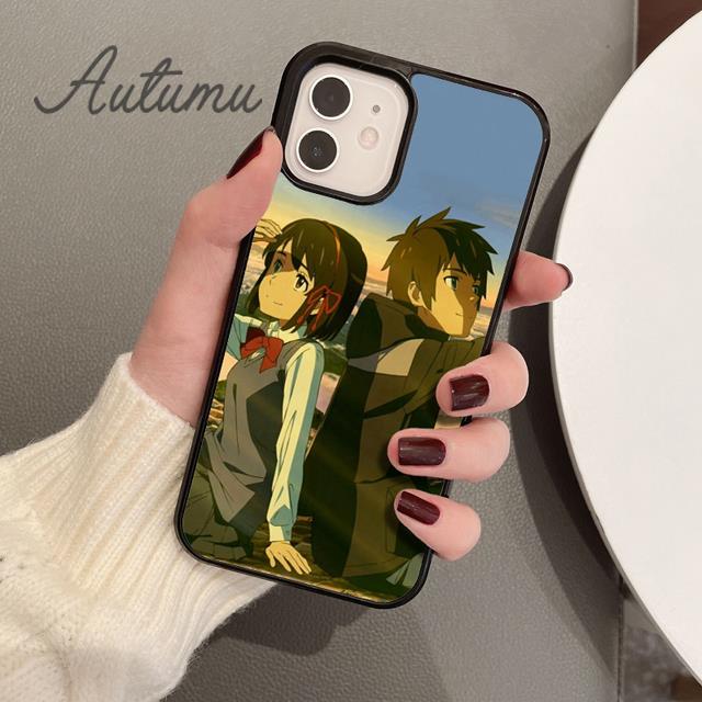 Чехол для телефона «Твоё имя Таки и Мицуха» для iPhone 11 12 13 14 Pro Max mini XR XS SE 2020 6S 7 8 Plus Samsung Galaxy S21 S22