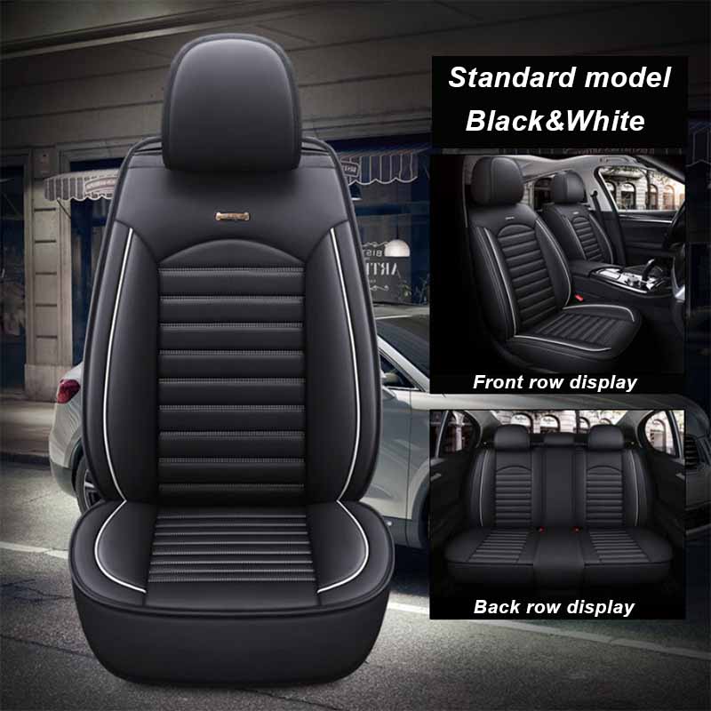 Подушка для сиденья автомобиля Four Seasons General All-around Seat Cover Кожаный чехол для сиденья 5-местного седана Special Full Car Seat Cushion