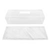 Acrylic Material Pastry Display Case Top Handle Cake Platter Cookie Display Tray  Pastry Serving
