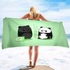Oversized Beach Towel ,Cartoon Panda Pool Swim Travel Soft Towel Blanket Bulk For Women Men Camping Cruise Lounge Chair Cover