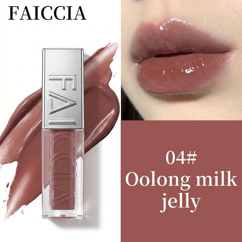 Faiccia Glossy Lip Tint Glass Lip Effect Brighten Complexion Long Lasting Transfer Resistant Daily Makeup