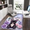1PC Custom Name Butterfly Puppy Fantasy Theme Floor Mat Ideal for Living Room, Game Rooms, Office, Bedroom,Floor Mat Playful Design