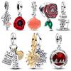 Новинка Кулон-шарм в виде солнца и луны Подходит для оригинального браслета, браслета-манжеты, ожерелья Женские роскошные DIY украшения Вечеринка Фестивальные подарки