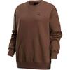 Flight Fleece Crewneck Soft Comfortable Stylish Sweatshirt Women Sweatshirt Ancient-Brown FV7054-223
