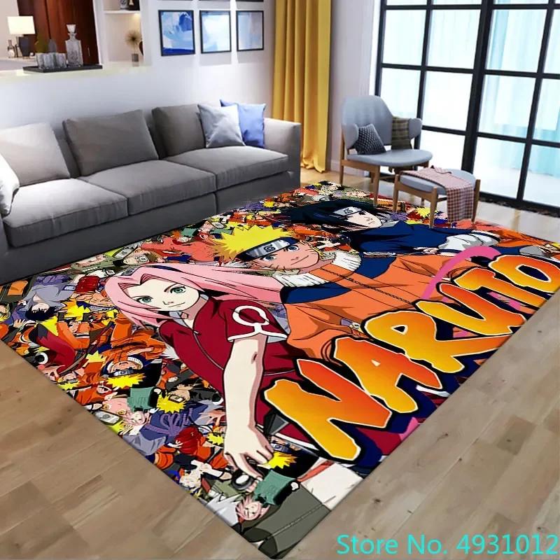 Anime Hot Uzumaki Naruto Love Rug Carpet Living Room Bedroom Bedside Soft Comfortable Children Kids Anti Slip Floor Mat