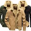 Autumn and Winter Thickened Lapel Cotton-padded Jacket Men's Military Uniform Air Force No. 1 Velvet Jacket Men's Cotton-padded Jacket