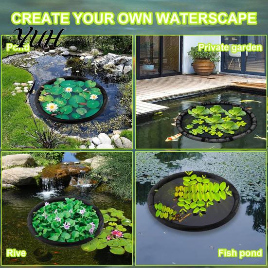 Pond Plant Protector Floating Protector, Fine Mesh Fish Barrier, Tank Barrier Net, Guard Netting for Aquatic Plants Outdoor Water Feature Cage