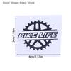 1 шт. BIKE LIFE Водонепроницаемая виниловая наклейка для верхней трубы рамы велосипеда и шлема, декоративный аксессуар для мотоцикла