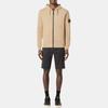 STONE ISLAND Однотонная толстовка с капюшоном на молнии, с длинными рукавами, унисекс, Desert K1S1561000-42S0051-V009A