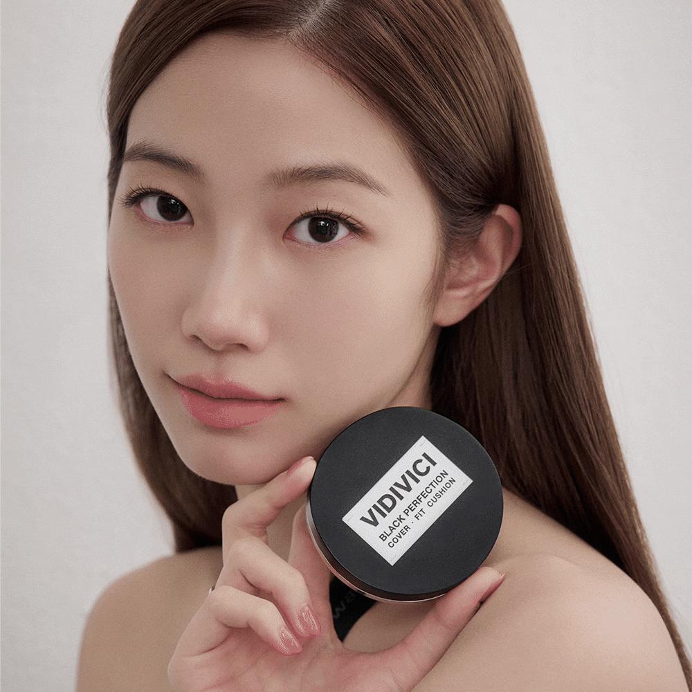 VIDIVICI Кушон Black Perfection Cover Fit с запаской SPF 40 PA++ 13г*2шт