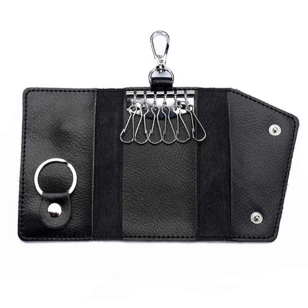 Ключница Натуральная Кожа Брелок Мини Кошелек для Карт Кошелек для Ключей Автомобиля Мужчины Женщины