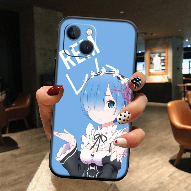 Чехол для телефона IK26 Emilia Ram Rem для Samsung Galaxy M06 M15 M16 M35 M55 M56 A36 A42 A50 A50S A51 A52 A32 A33 A05 A05S A06 A16 A20