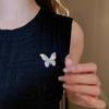 Badge Suit Collar Pin Full Rhinestone Rhinestone Brooch Fashion Rhinestone Butterfly Brooch  Girls