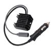 3.5A Satellite Car Power Adapter Step Up Converter Power Cable with Cigar Lighter Plug for RV Boat Trailer 16 AWG Cable