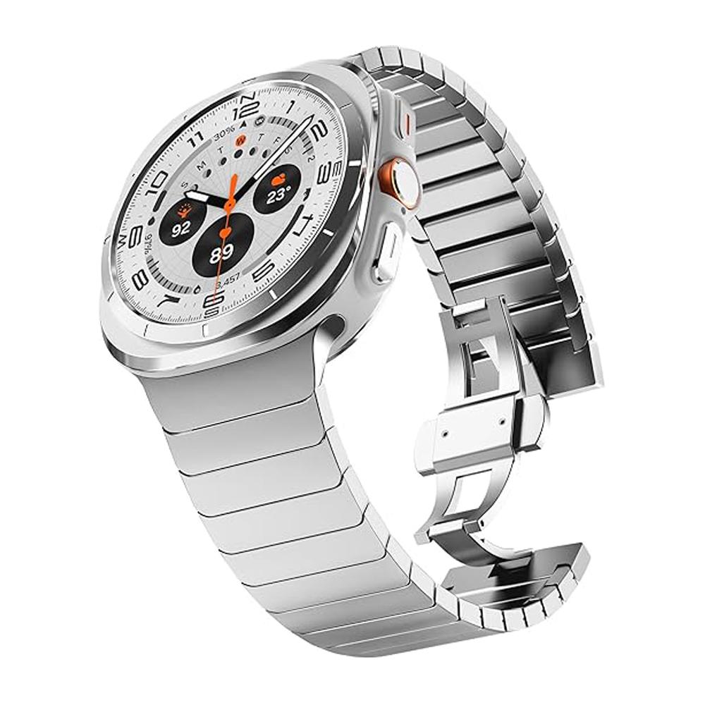 Men Stainless Steel Strap for Samsung Galaxy 8 classic 46mm Ultra 2025 Luxury Link Bracelet for GALAXY 7 6 5 4 44mm 40mm Band