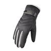 Suede Gloves Men's Winter Velvet Thickened Warm Touch Screen Outdoor Riding Windproof Anti-slip Gloves
