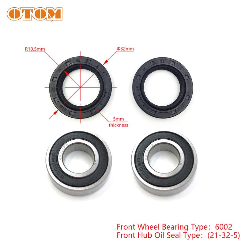 OTOM Motocross Front Rear Wheel Bearing Hub Oil Seal Kit For HONDA CRF150R CRF150RB Motorcycle Wheel Bearing And Seal Kit Part