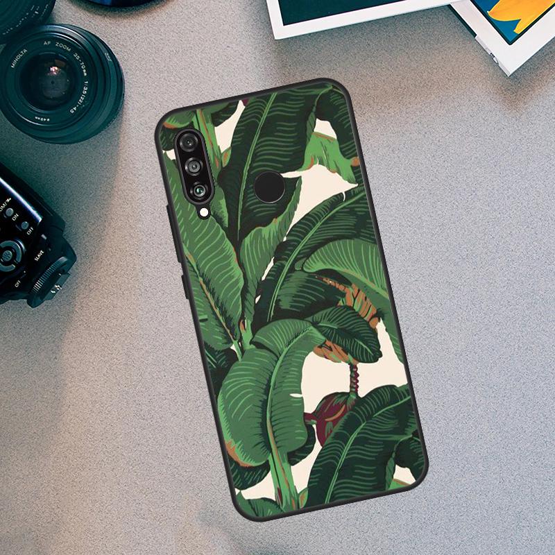 Banana Leaf Case For Huawei Nova 5T 9 10 SE 11 3i 8i 11i Y91 Y60 Y70 Y61 Y90 P20 P40 Lite P30 Pro Cover