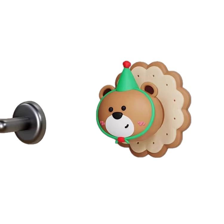 Creative Anti-Collision Door Stopper Sticker - Cute Door Handle & Refrigerator Knob Protector