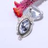 Handmade Dendritic Agate Gemstone ,925 Sterling Silver Pendant ,Boho Hippie Gemstone jewelry Pendant For Women