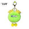 Cartoon Ball Keychain Plush Keychain, Fluffy Pompom with Metal Clasp, Soft Key Ring Backpacks Handbags Keys Decorative Pendant for Men Women Portable