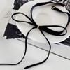 Velvet Bowknot Choker Necklace Timeless Elegant Retro Accessory for Multiple Occasions - Exclusively Designed for Women, Perfect for Daily Wear,