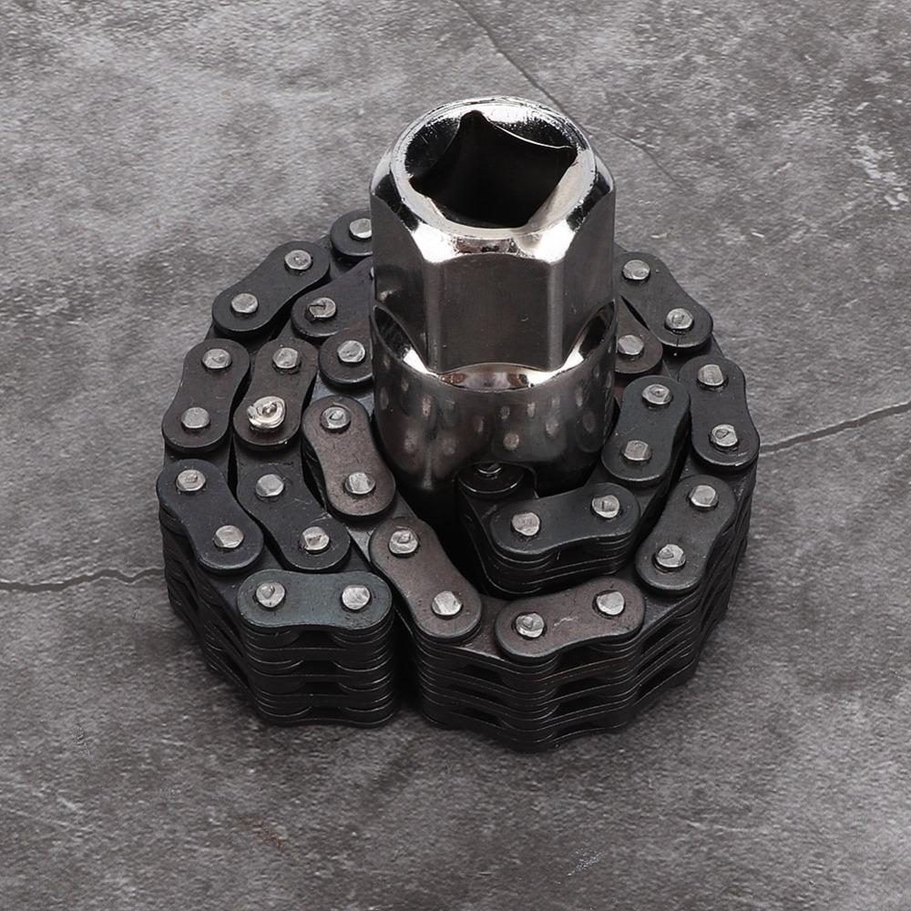 Double Chain Chain Type Wrench Chain Type Oil Filter Remover Oil Filter Wrench For Auto Car Repair
