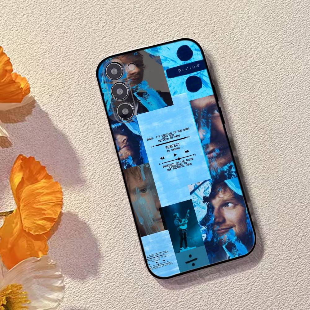 Чехол для телефона Ed Sheeran Горячий певец Черный Силикон Мягкий Для Samsung Galaxy A73,A72,A71,A70,A53,A52,A51