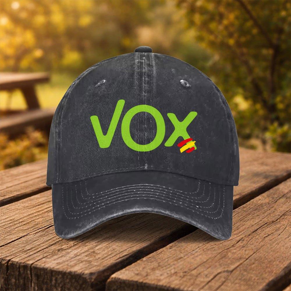 Vox Political Party Printed Baseball Cap Unisex Duckbill Hat for Outdoor Sports Fitness Travel