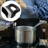 2 Pcs Dish Pan Fry Pans Pressure Cooker Auxiliary Handle Pot Grip Replacement Convenient Wok Universal Black