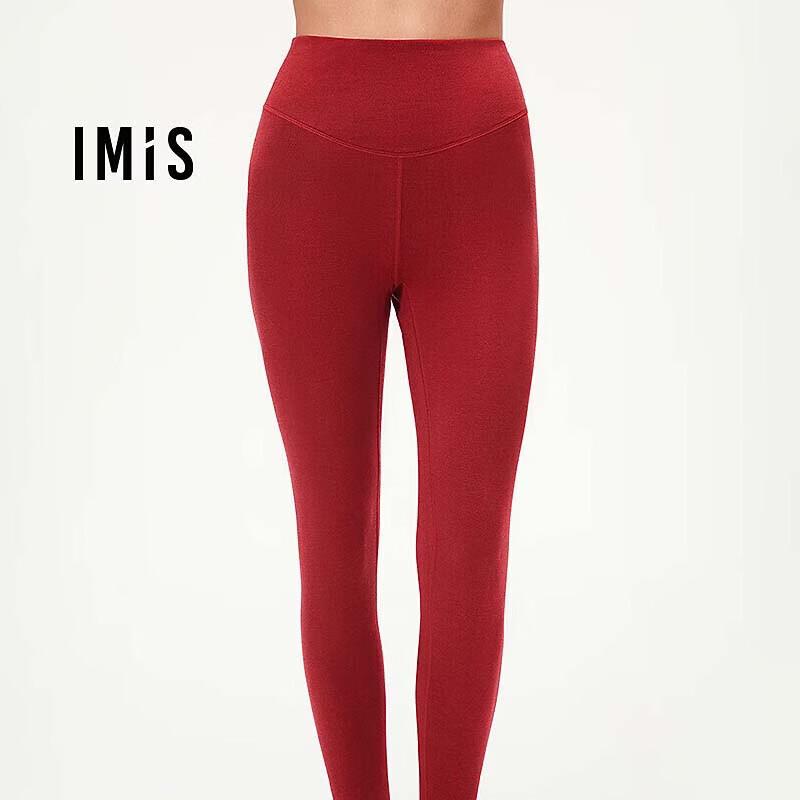 Новые секретные утепленные брюки с высокой талией imi, с подкладкой из флиса, с рисунком «Кошачий живот»