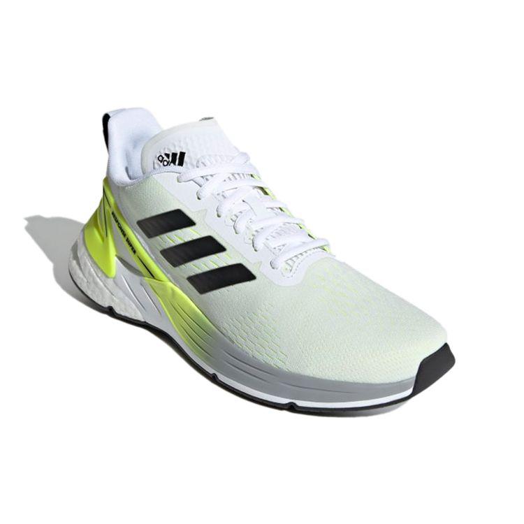 Adidas Response Super Comfortable Sports Mesh Fabric Slip Resistant Durable Low Top Casual Running Shoes Men Sneaker White Black Green FY8749