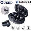 New Wireless Clip-on Bone Conduction Bluetooth Headphones, Noise-cancelling Running Headphones