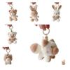Tea Milk Rabbit Bear Dog Plush Doll Pendant Keychain Boutique Small Doll Pendant
