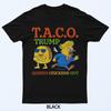 Смешная футболка с Трампом-тако, который всегда трусит