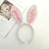 Cartoon Bunny Ears Headband Sequin Rabbit Ear Hairband Cute Easter Bunny Headband  Girl