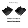 Car Central Armrest Storage Box For Tesla Model 3 / Y    Hidden Box Cup Holder Flocking Organizer Containersr