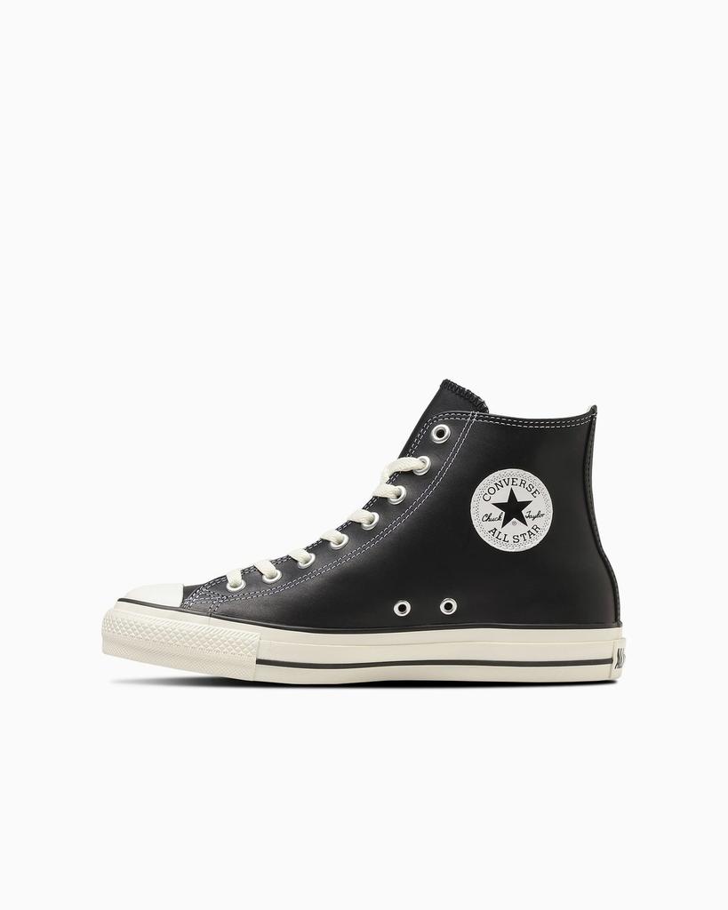 31311311 Converse Кожаные All Star Hi Черные (Мужской)