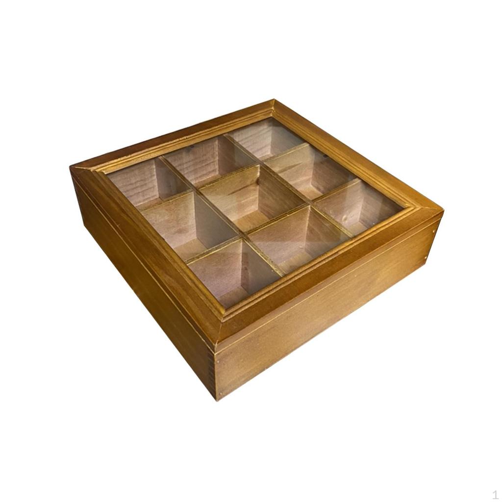 Деревянный шкаф для хранения фигурок, полка для дисплея, домашний магазин, контейнеры для чайной коробки для кухни