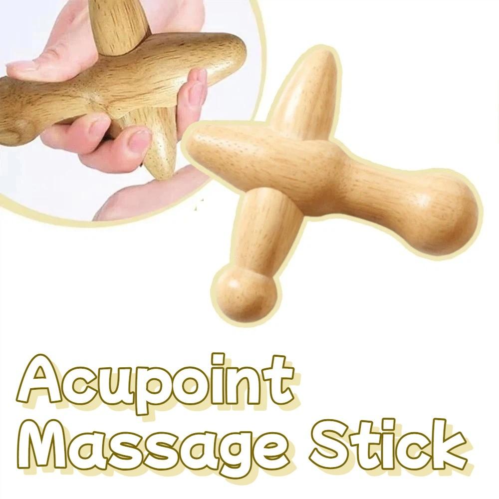 Smooth Surface Wood Massage Roller Wood Trigger Point Massager Lymphatic Drainage