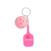 Detachable Fitness Series Pendant with Buckle Pickleball Key Holder  Bag Charm