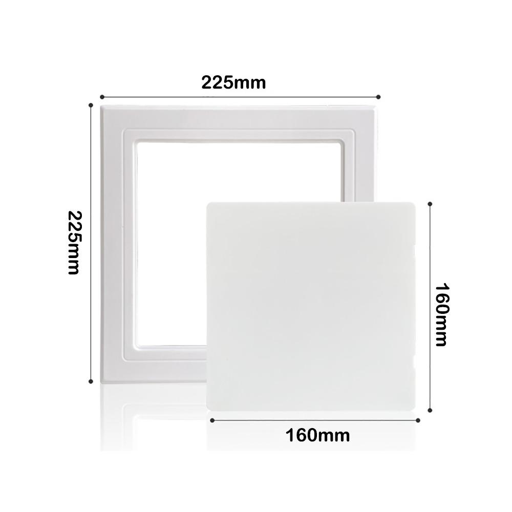 White Opening Flap Cover Plate Plastic Inspection Hole Wall Access Doors  Doors Wall Ceiling