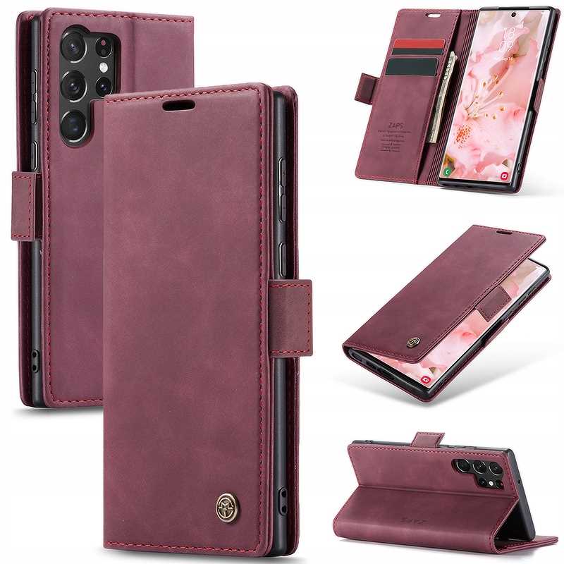 Sc Wallet Galaxy S23 Ultra Вишневый