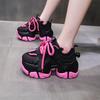 Fashion 2024 New Chunky Sneakers for Women Lace-Up White Vulcanize Shoes Casual Fashion Dad Shoes Platform Comfortable Zapatillas Mujer
