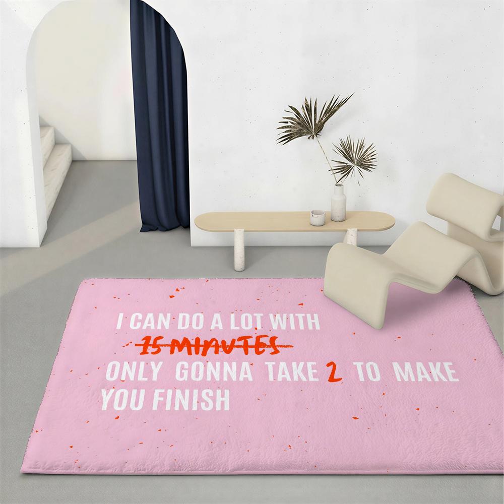 Singer S Sabrina Carpenter Floor Mat Eco Friendly Flannel Doormat Non Slip Odorless Soft Short Plush Indoor Floor Rug