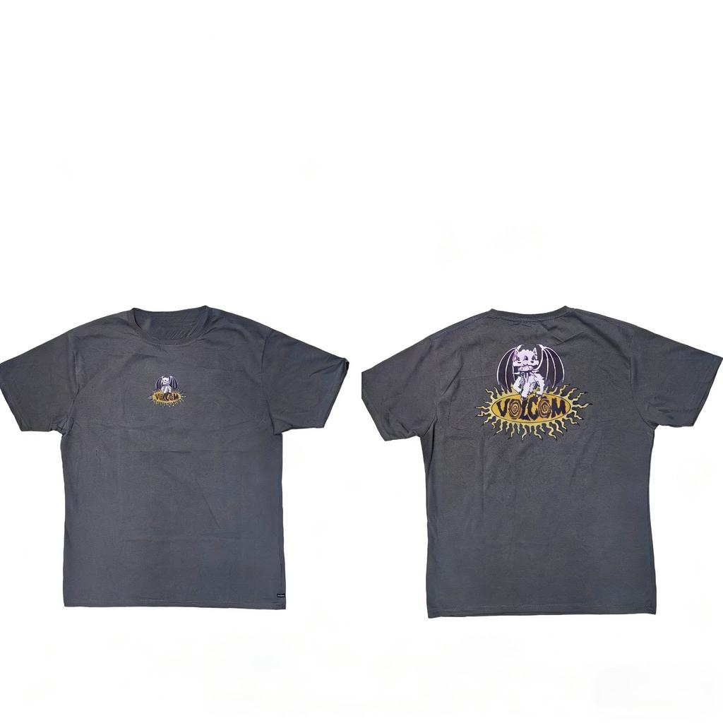 2026 Volcom Cotton Short Sleeve Tshirt Personality Niche Skateboard Function Wind All Kinds Of Classic Beauty Tide Surfing