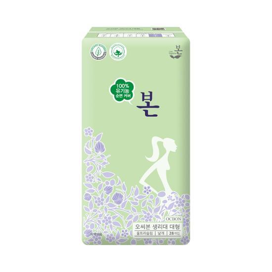 Organic Органические ультракрылышки 2 шт., 2 вида, выберите 1 (большой 28P/средний 30P)