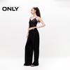 ONLY Women's 2024 Summer High-Waist Wide-Leg Pants