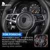 AIRSPEED из углеродного волокна для Porsche Panamera Macan 971 718 911 Cayenne Boxster, аксессуары, подрулевой переключатель на руль автомобиля