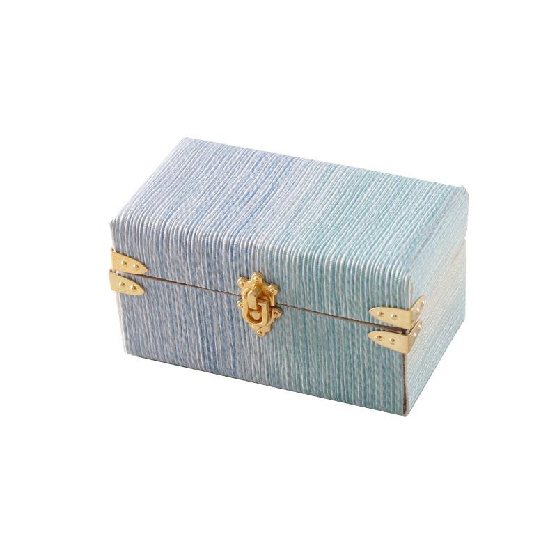 1:12 Dollhouse Miniature Suitcase Vintage Leather Luggage Box Storage Box Home Model Decor Toy Doll House Accessories